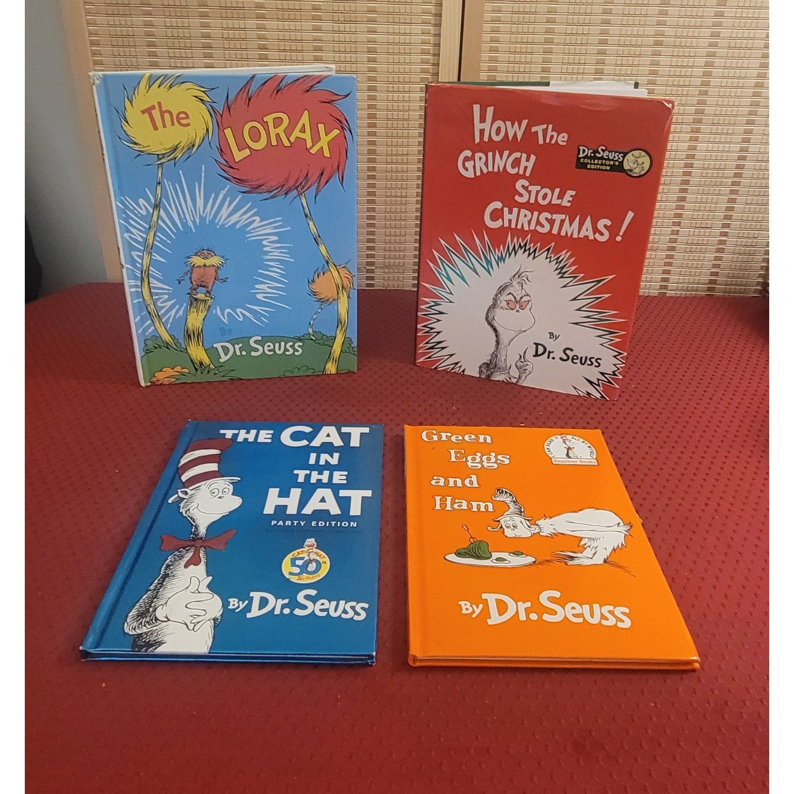 Dr. Suess Hardcover Books Lot of 10 Cat in the Hat, Mulberrry St, Green Eggs,etc