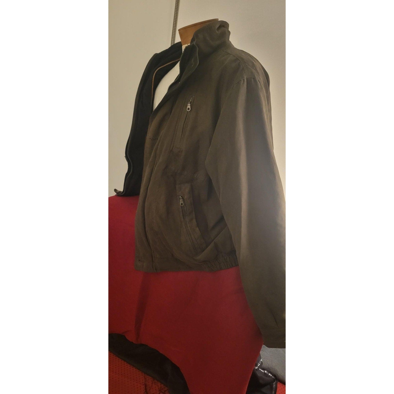 Britches® Winter Jacket – Size L – Wine & Green – Excellent Condition