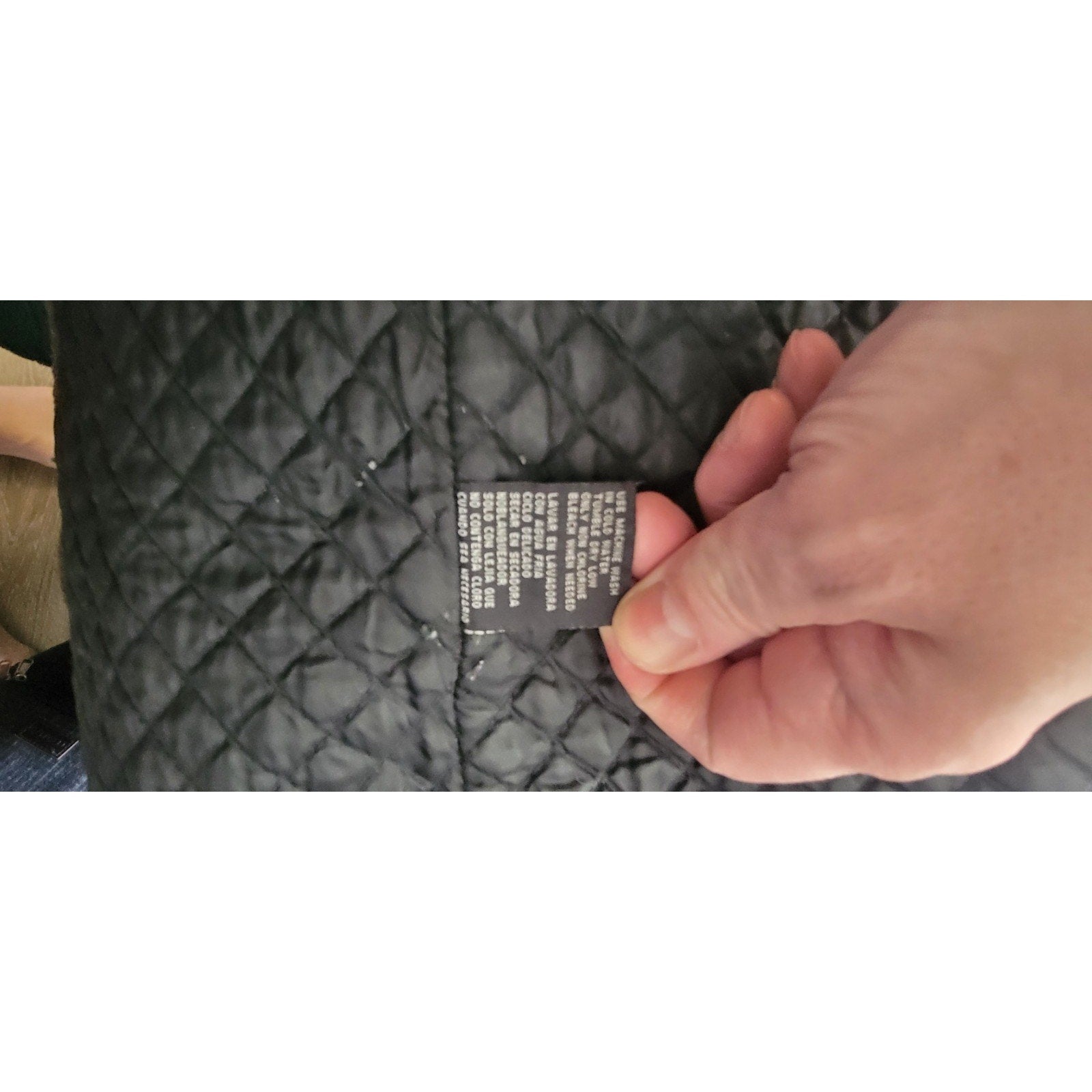 First Down Men’s Puffer Jacket – Black/Blue/Orange – Winter Coat