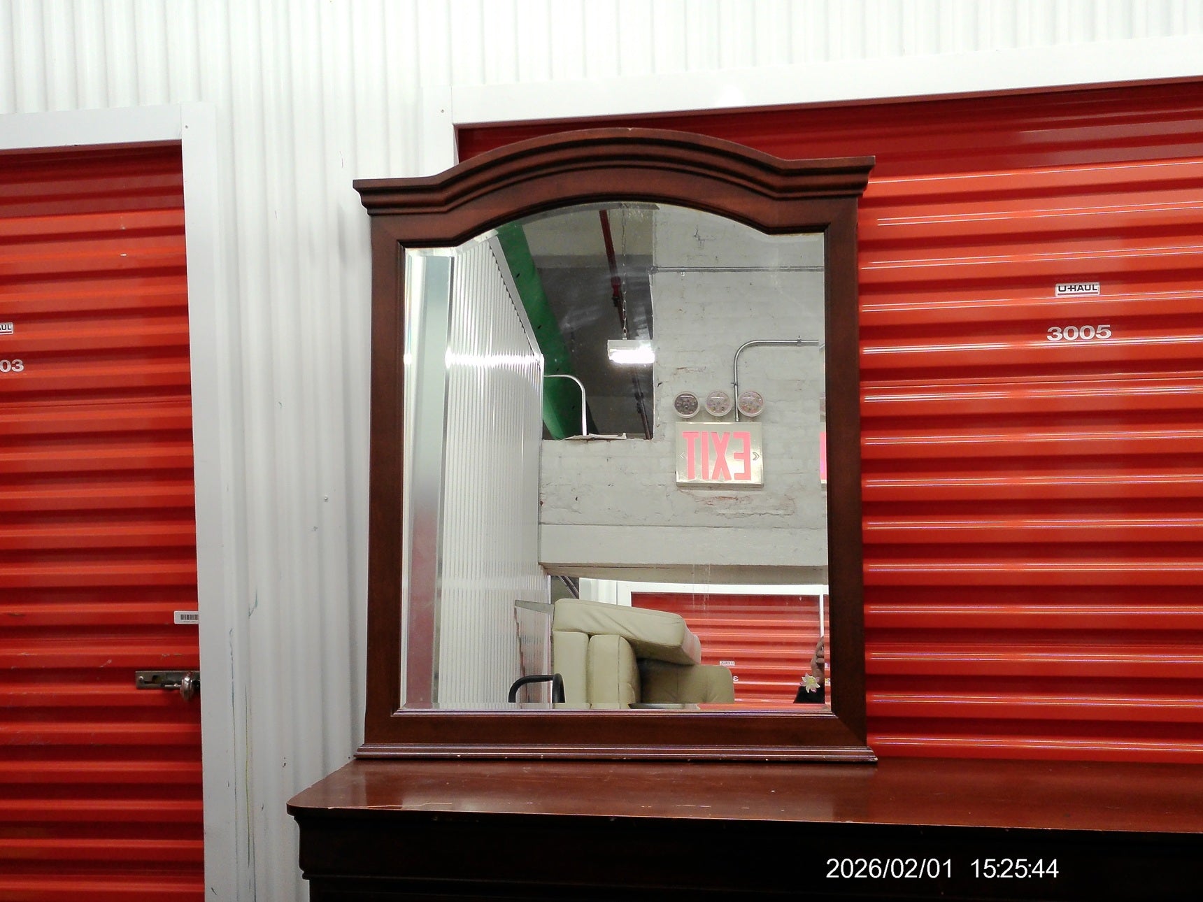 ✨ Large Arched Wooden Mirror ✨