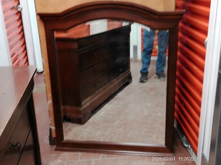 ✨ Large Arched Wooden Mirror ✨